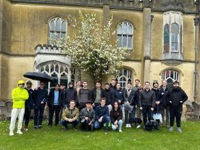a photo of the Year 1 CDT students who attended Spring Retreat 2024